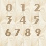 Decorative numerals in medium LOGIC