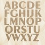 Decorative letters in medium LOGIC