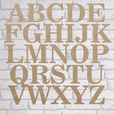 Decorative letters in medium CLASSIC
