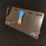 Plexiglas display for 5 medals and military decorations