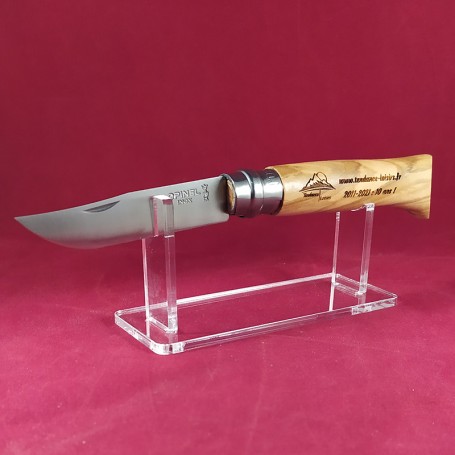 Set of 2 plexiglass displays for 1 collector's knife