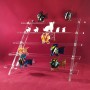 Plexiglas staircase display for small objects