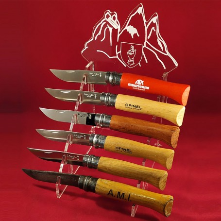 Plexiglas display for 6 knives - Saint Jean de Maurienne