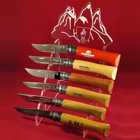 Plexiglas display for 6 knives - Saint Jean de Maurienne
