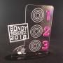 Personalized plexiglass trophy