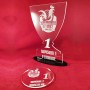 Personalized plexiglass trophy