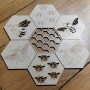 Set de sous verres abeilles