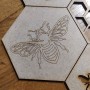 Set de sous verres abeilles