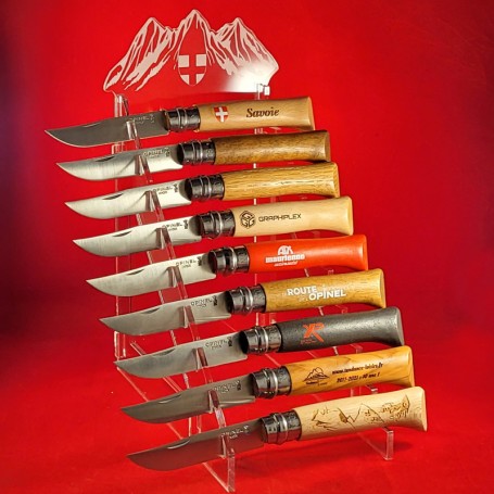 copy of Plexiglas display for 6 knives - Savoie