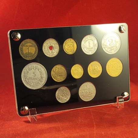 Display for coins, with the coins offered!