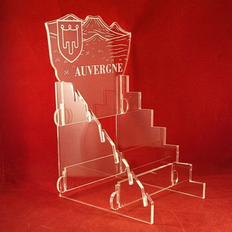 Plexiglas display for 6 knives - Auvergne