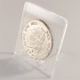 Set of 10 plexiglass displays for 26mm coins