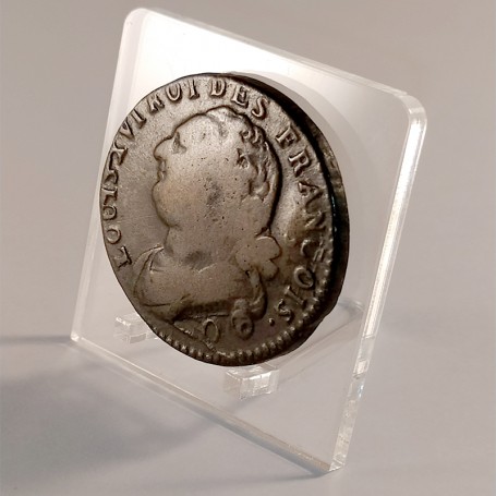 Set of 10 plexiglass displays for 29mm coins