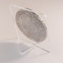 Set of 10 plexiglass displays for 40mm coins