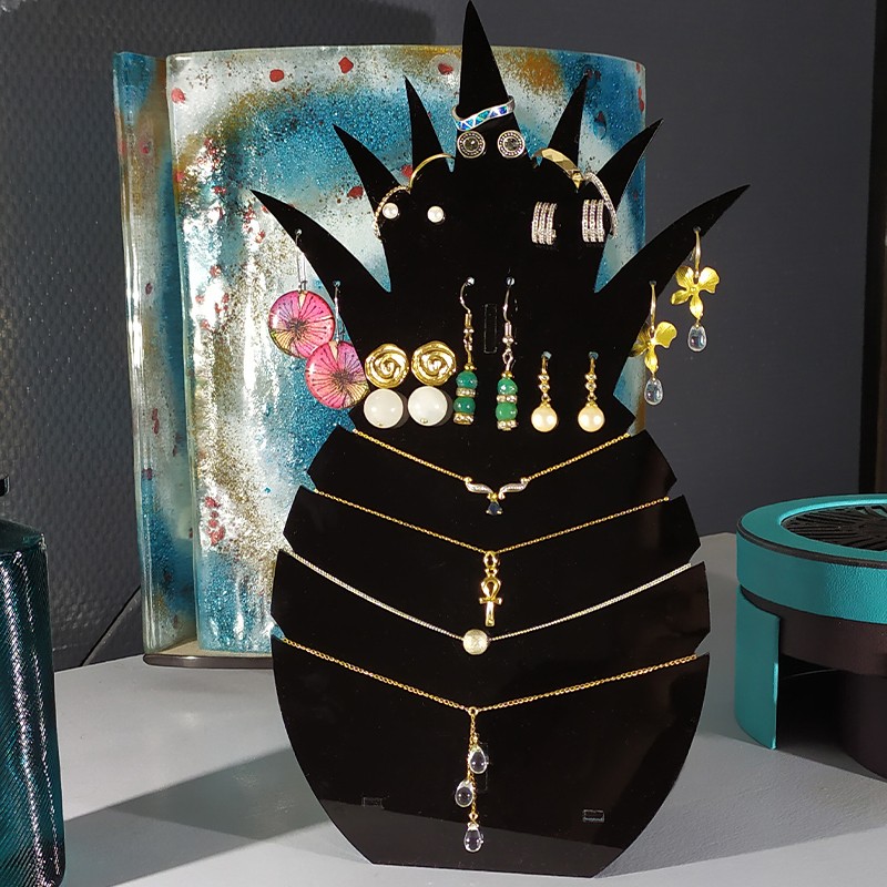 Présentoir pour Boucles d'Oreilles - Présentoir à Bijoux - Noir