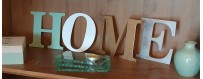 Customizable decorative wooden letters